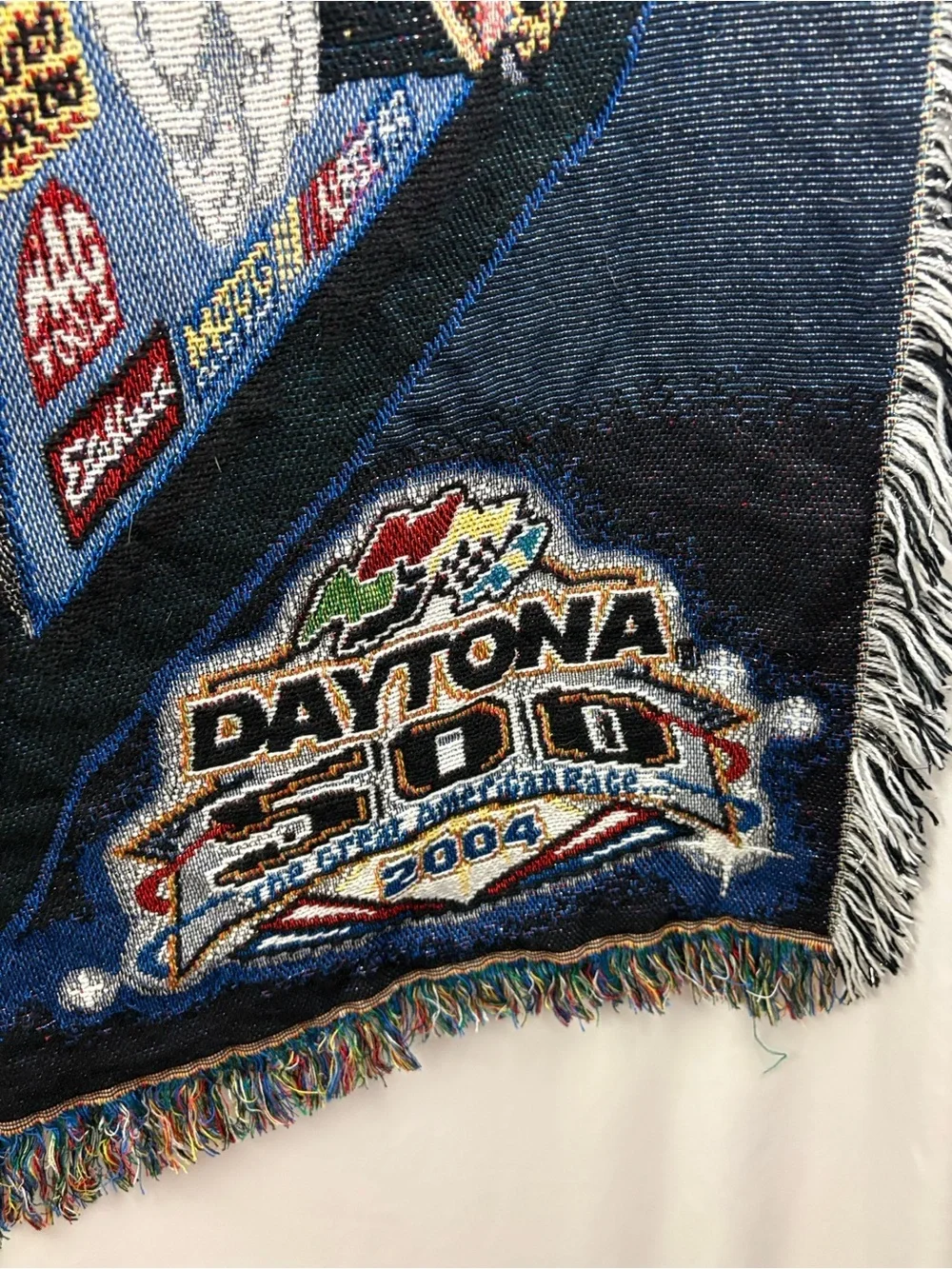 The Northwest Company NASCAR Daytona 500 Mickey Mouse Tapestry Throw Blanket